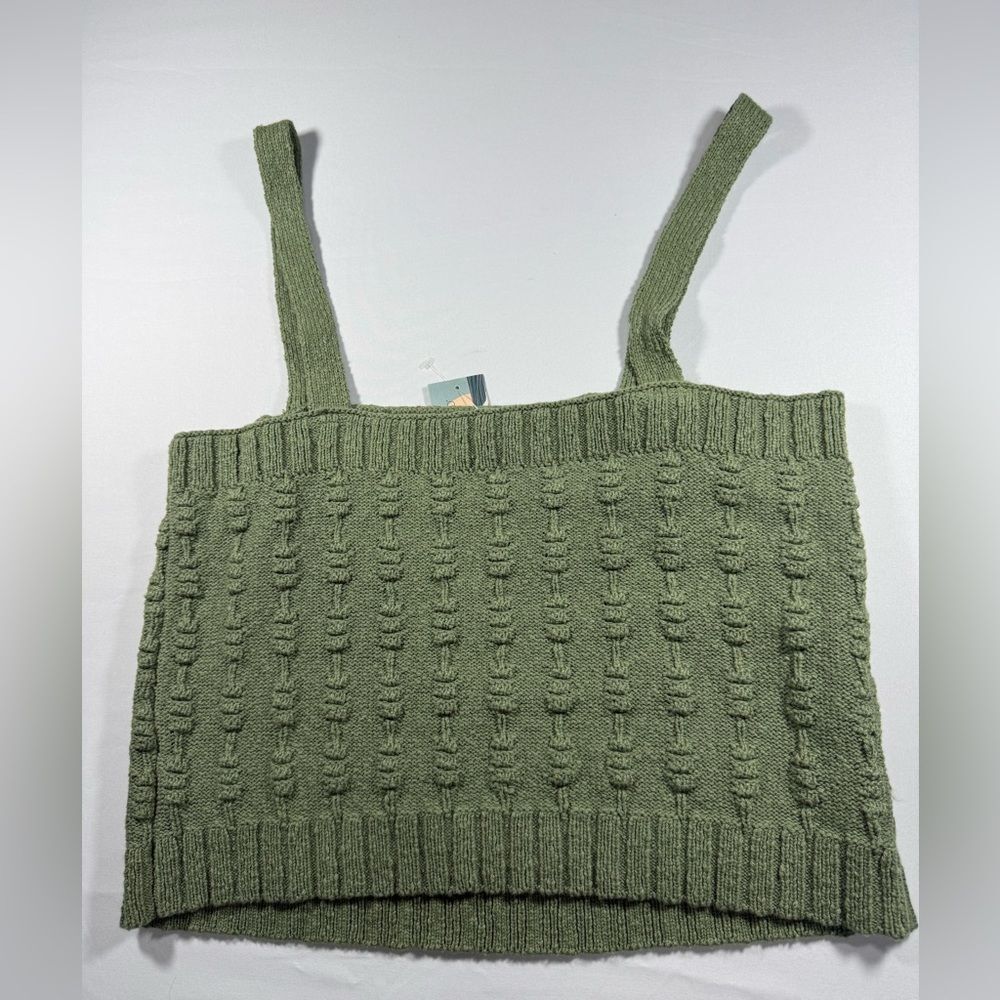 Women's Olive Green Knit Camisole NWT Size XL - Picture 3 of 5